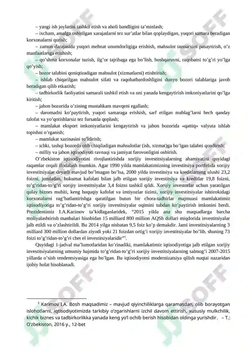 Xorijiy investitsiyalar 4