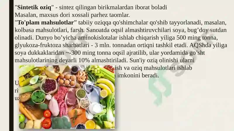 Sun’iyoq sil moddalar 4