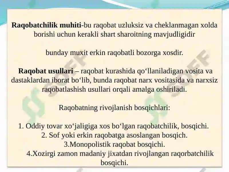 IQTISODIYOT NAZARIYASI 4