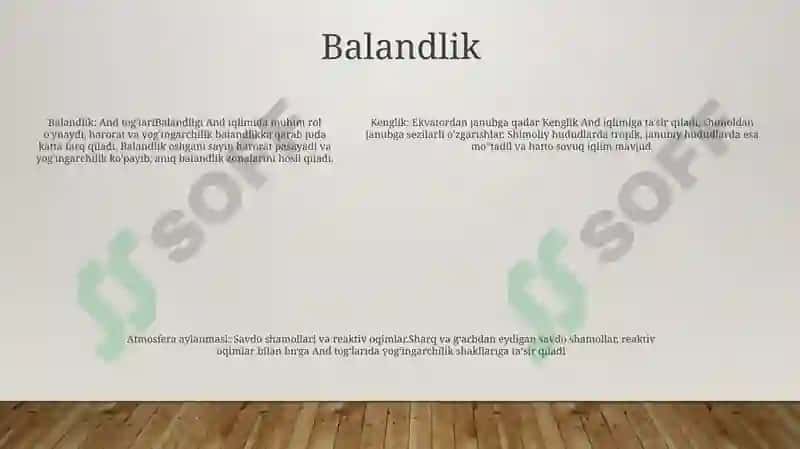 Janubiy Amerikaning Iqlim Hosil Qiluvchi Omillari 4