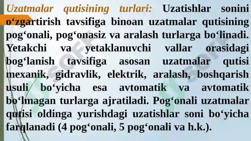 Uzatmalar Qutisi, Taqsimlash Qutisi 4