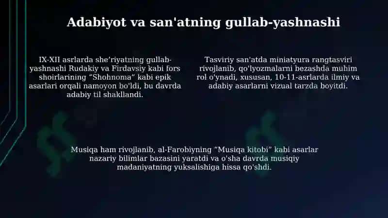9-12-asrlardamamlakatlarhududidaroʻyberayotganma'daniyuygʻonishlar 4