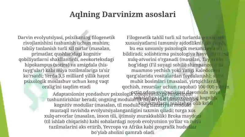 Psixikaning filogenetik taraqqiyoti 4