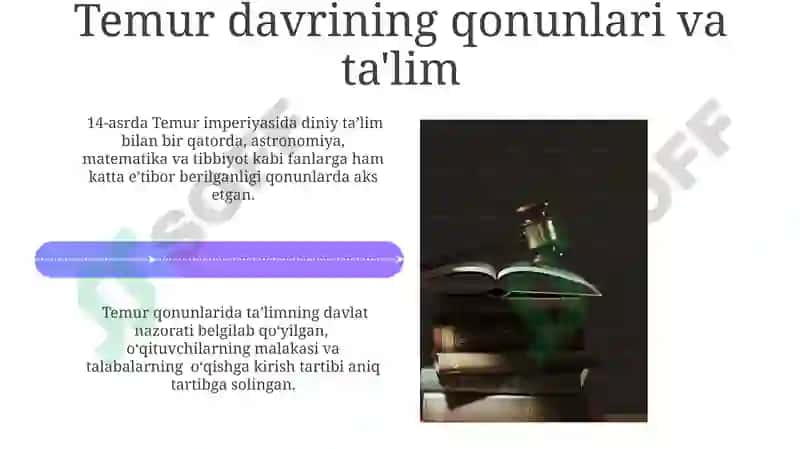 Temur tuzuklari va uning tarbiyaviy mohiyati 4