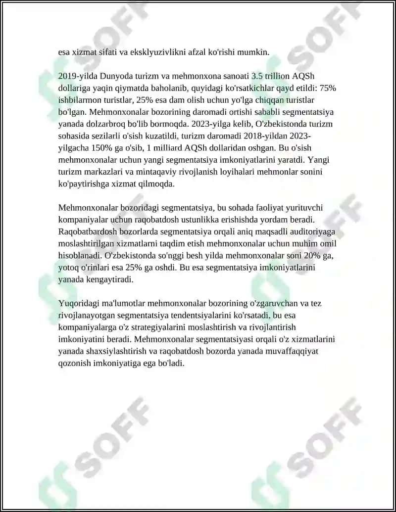 MEHMONXONALARNI TASHKIL ETISHDA MARKETING TAHLILLARI 4