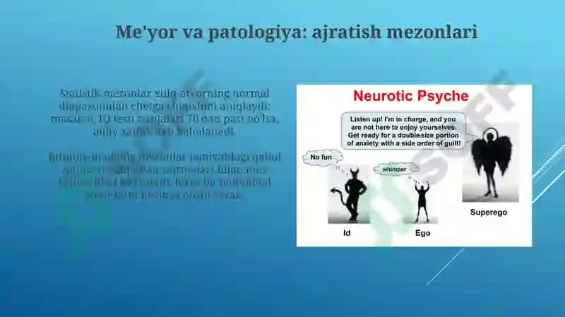 Klinik psixologiya: asosiy tushunchalar va baholash 4
