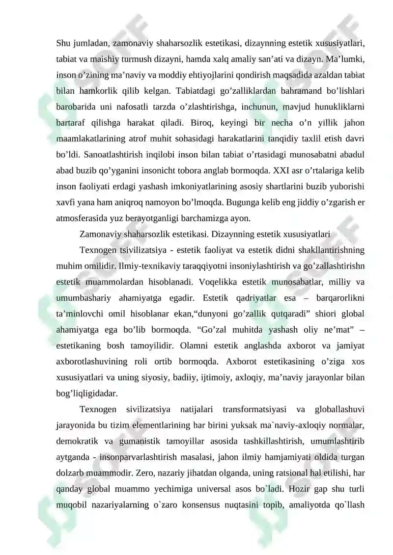 Tabiat va texnogen sivilizatsiya estetikasi 4