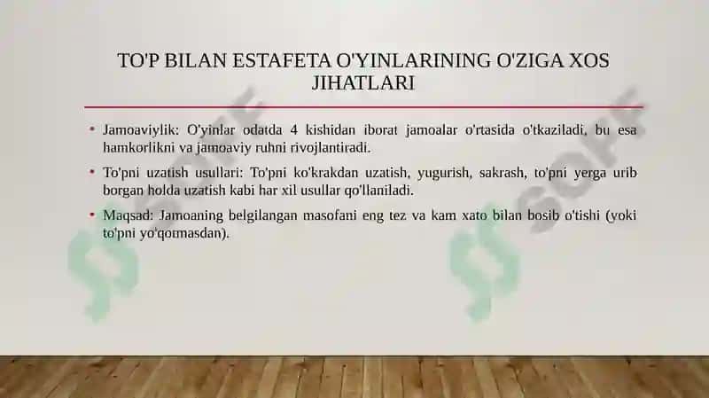 Harakatli o'yinlar to'p bilan estafetalar 4