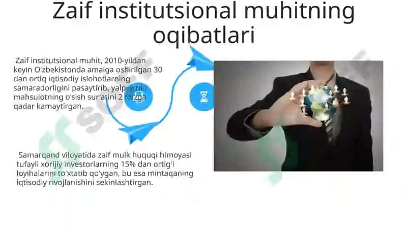 Institutlar va institutsional muhitning jamiyat rivojlanishidagi roli 4