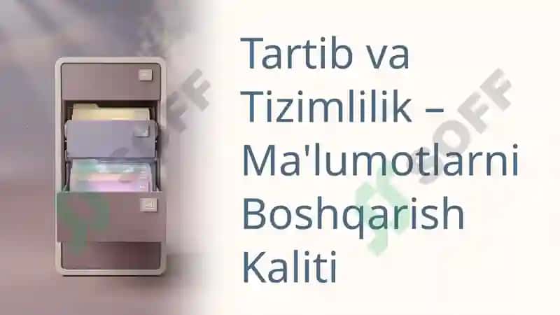 Ob'ektli Ma'lumotlar va Fayllar Tasnifi 4