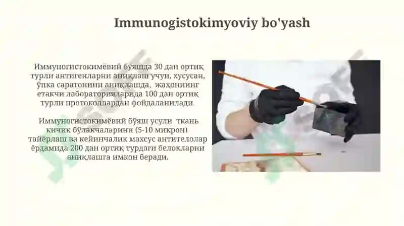 Gistologiya fanida qo‘llaniladigan o‘rganish usullari 4