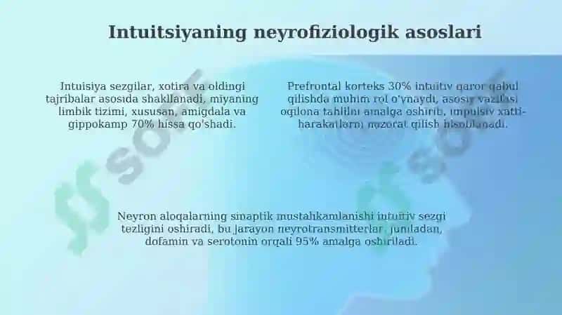 sezgilar haqida umumiy tushuncha va uning nervfiziologik asoslari 4