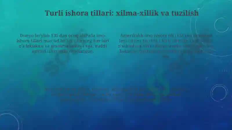 Imo ishora tilining taraqqiyoti 4