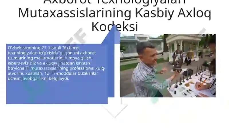 Oʻzbekistonda axborot xavfsizligining manaviy va huquqiy asoslari 4