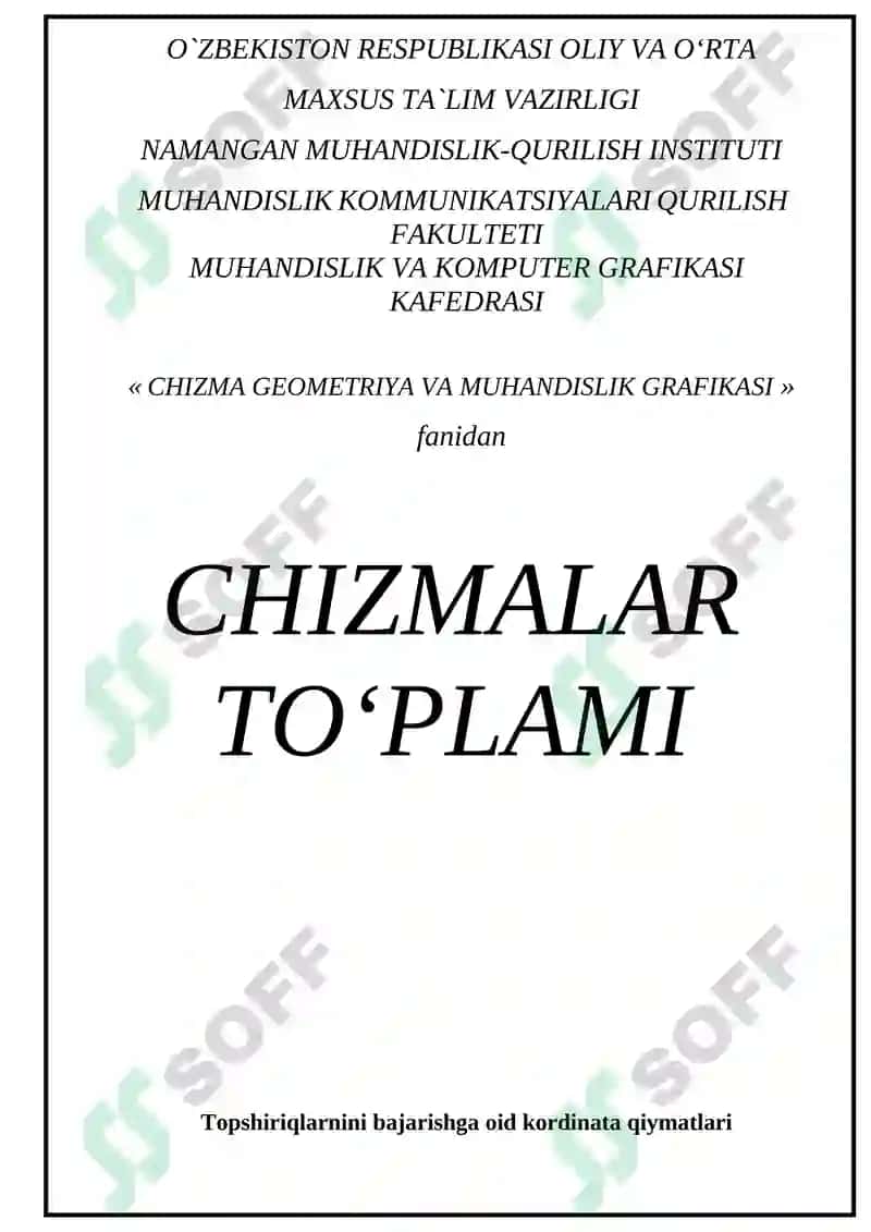 CHIZMA GEOMETRIYA VA MUHANDISLIK GRAFIKASI 4