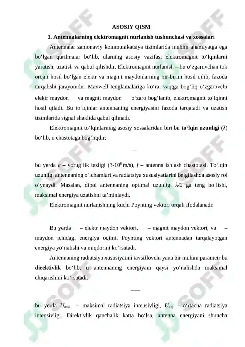 Antennalarning elektromagnit nurlanishlari 4