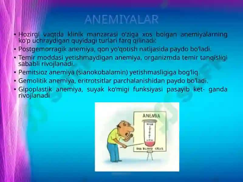 ANEMIYA SINDROMLARI 4