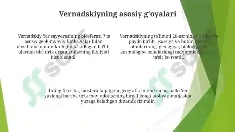 Vernadskiyning ta’limotlari 4