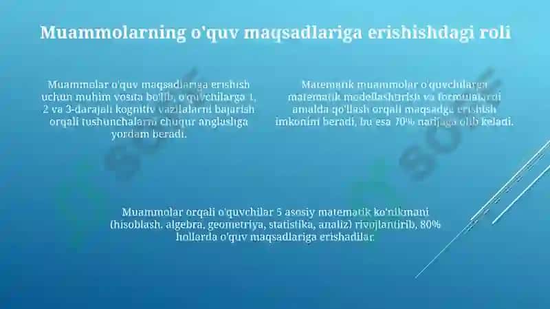 Matematik masalalar 4