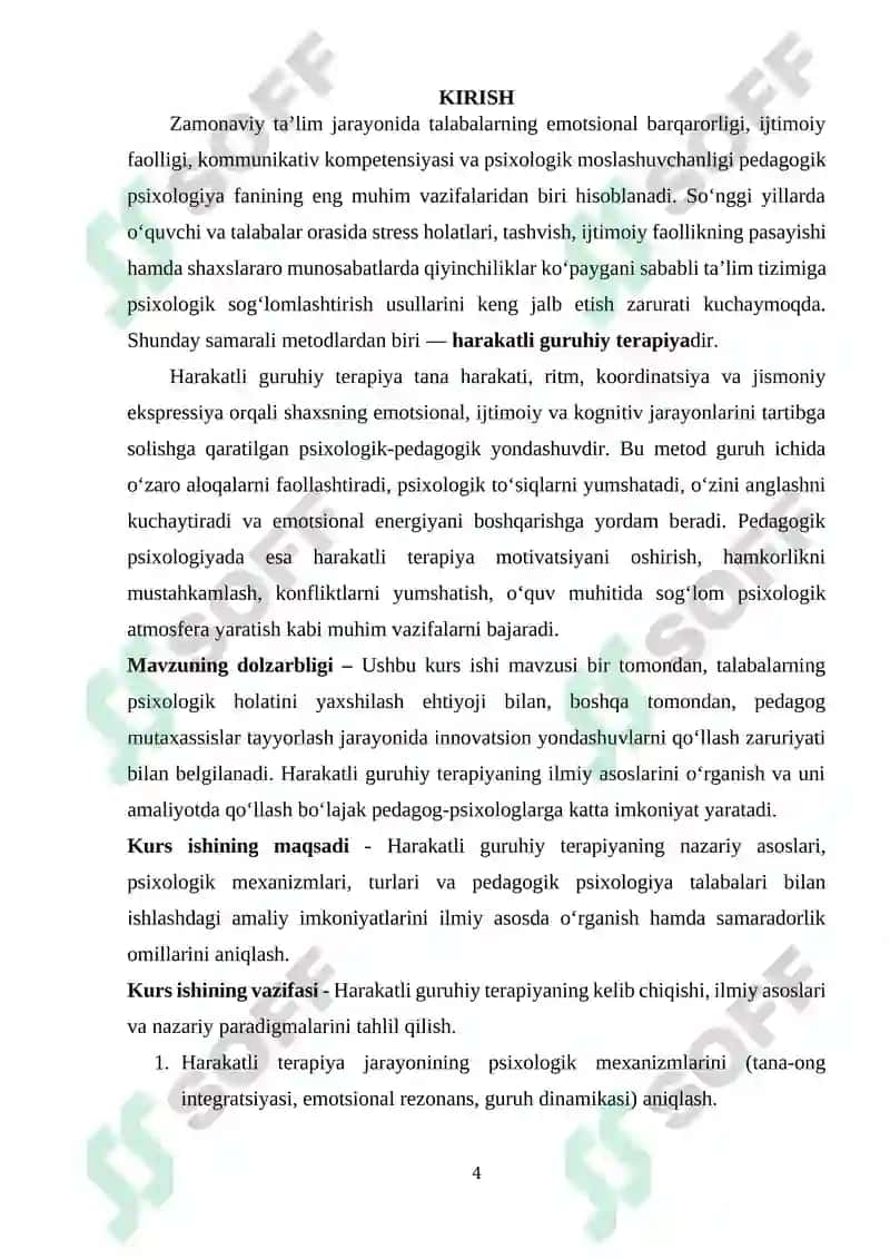 HARAKATLI GURUHIY TERAPIYA 4
