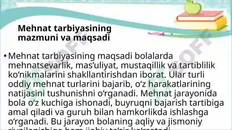 Maktabgacha yoshdagi bolalarning mehnat tarbiyasi va jismoniy tarbiya 4