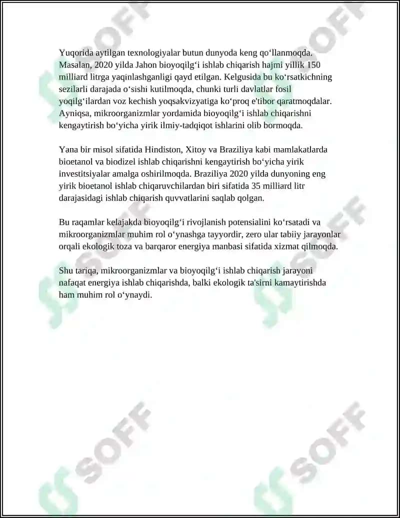 MIKROORGANIZMLARNI BIOTEXNOLOGIYADA QÕLLANILISHI 4