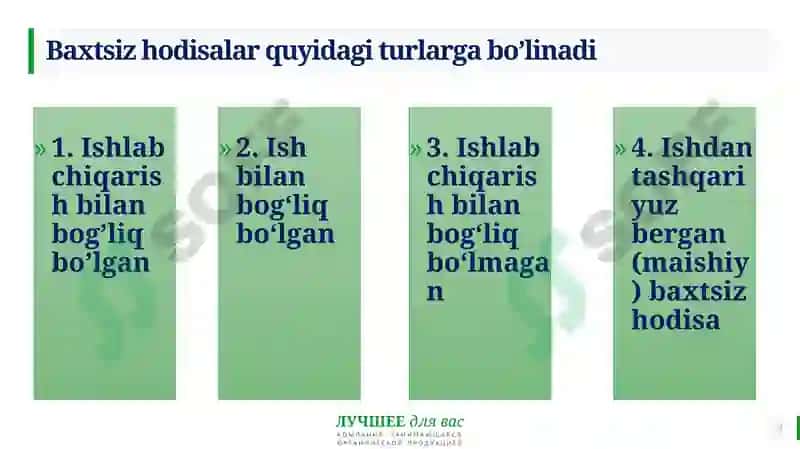 Baxtsizhodisalar va kasbkasalliklari 4
