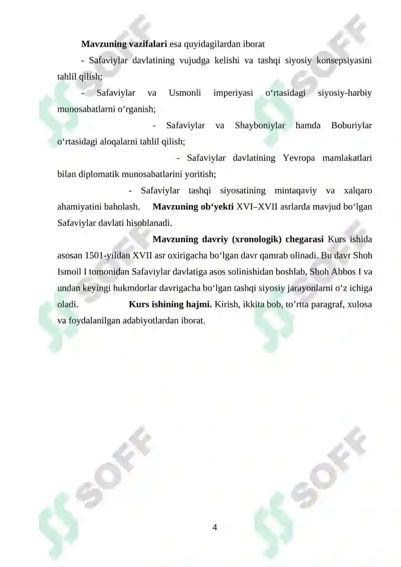 Safaviylar Davlatining Tashqi Siyosati 4