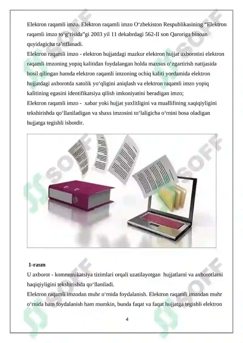 ELEKTRON HUJJAT VA ELEKTRON HUJJAT ALMASHINUVI 4