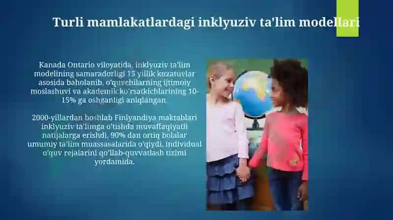 Inklyuziv Ta'limni Rivojlantirishdagi Xalqaro Tajriba 4