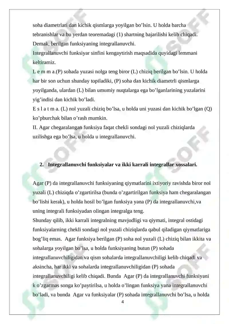 Ikki karrali integralning tadbiqlari 4