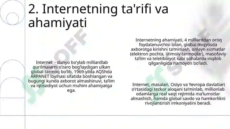 Internetga Bog'lanish Usullari 4
