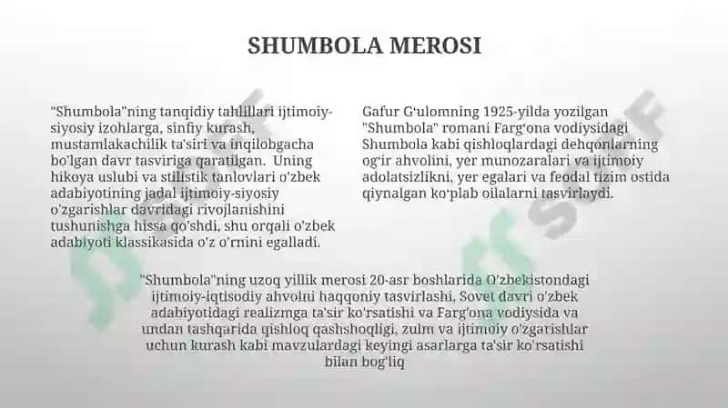 Shumbola 4