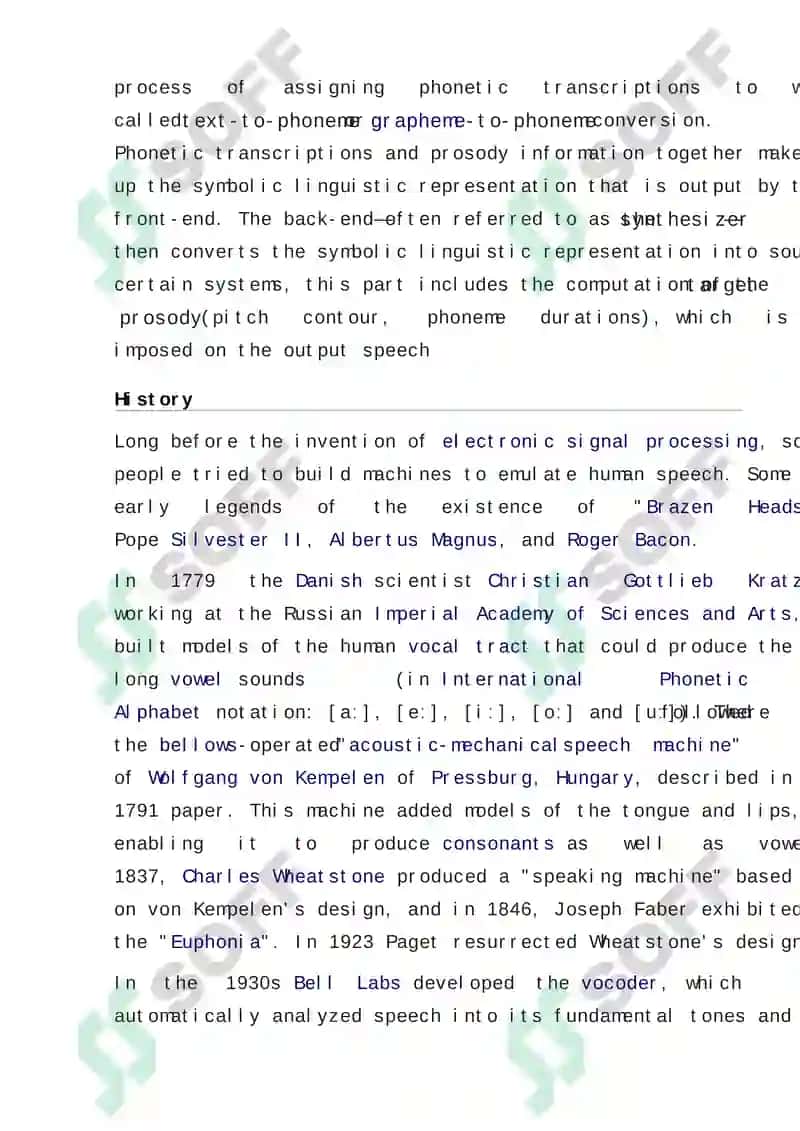 Speech synthesis 4