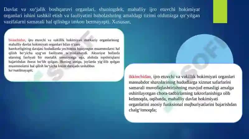 Mahalliy davlat hokimiyati organlarining tashkil etilishi 4