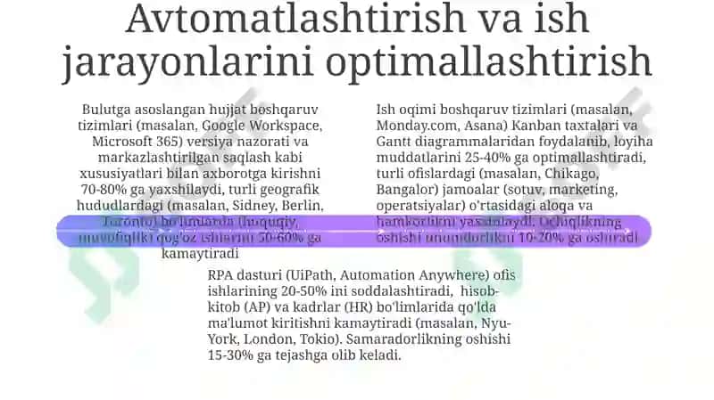 Muassasalarda ish yuritishni tashkil etish texnologiyalari 4