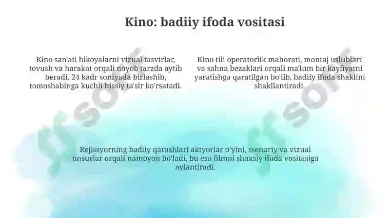 Kinosan'atyokiindustriyasifatida 4