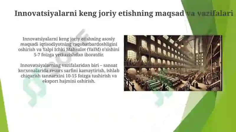 Innovatsiyalarni joriy etish 4