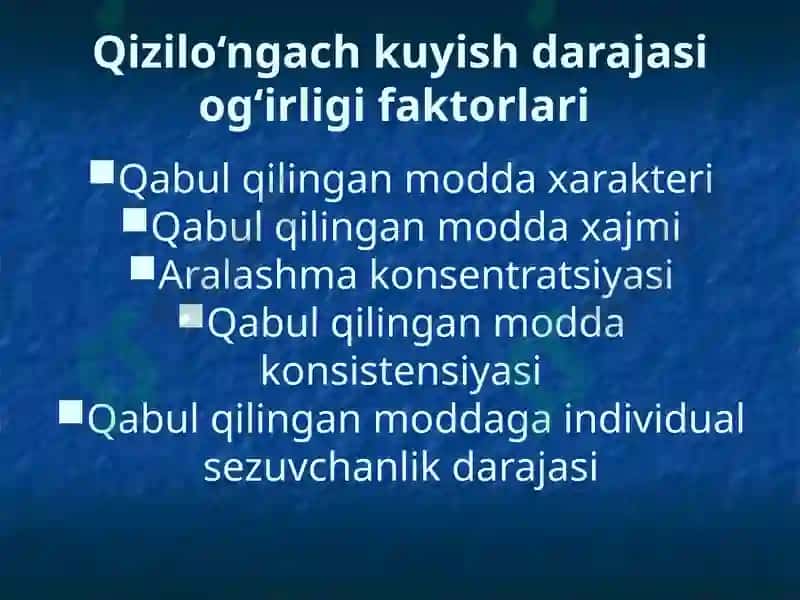 Qizilo‘ngachni ximik va termik kuyishlari 4