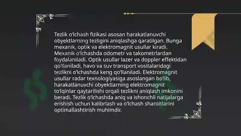 Suyuqlik sarfi va tezligi oʻlchash asboblari 4