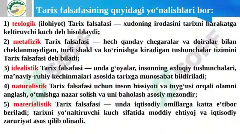 TARIX FALSAFASI 4