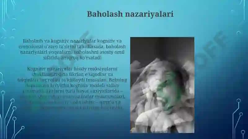 His-tuyg'ularning kognitiv nazariyalari 4