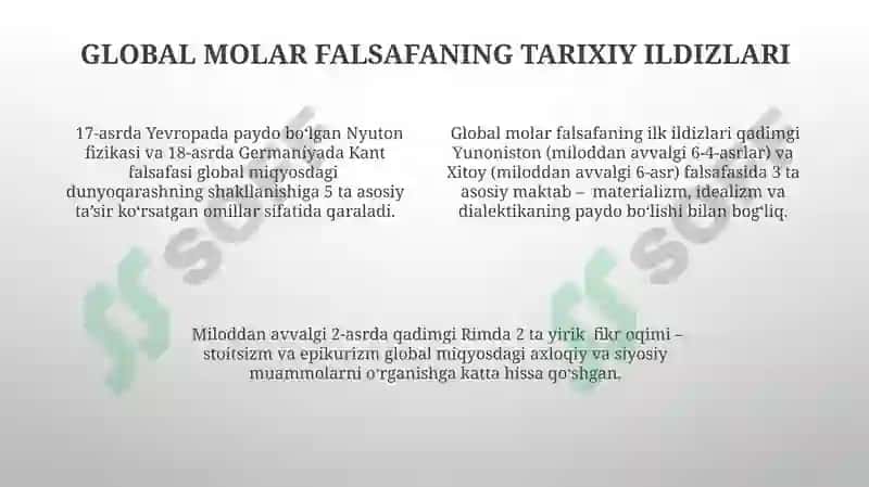 Global Molar Falsafasi 4