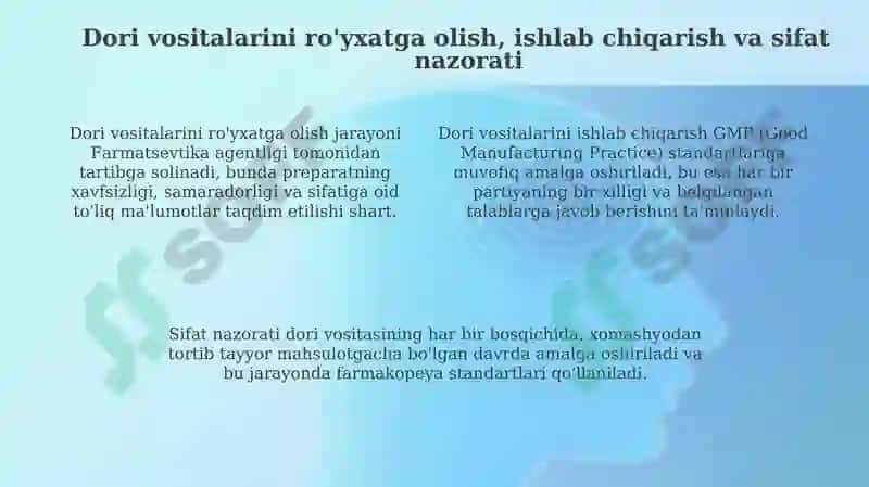 Dori vositalari va farmatsevtika faoliyati to'g'risida Qonun 4