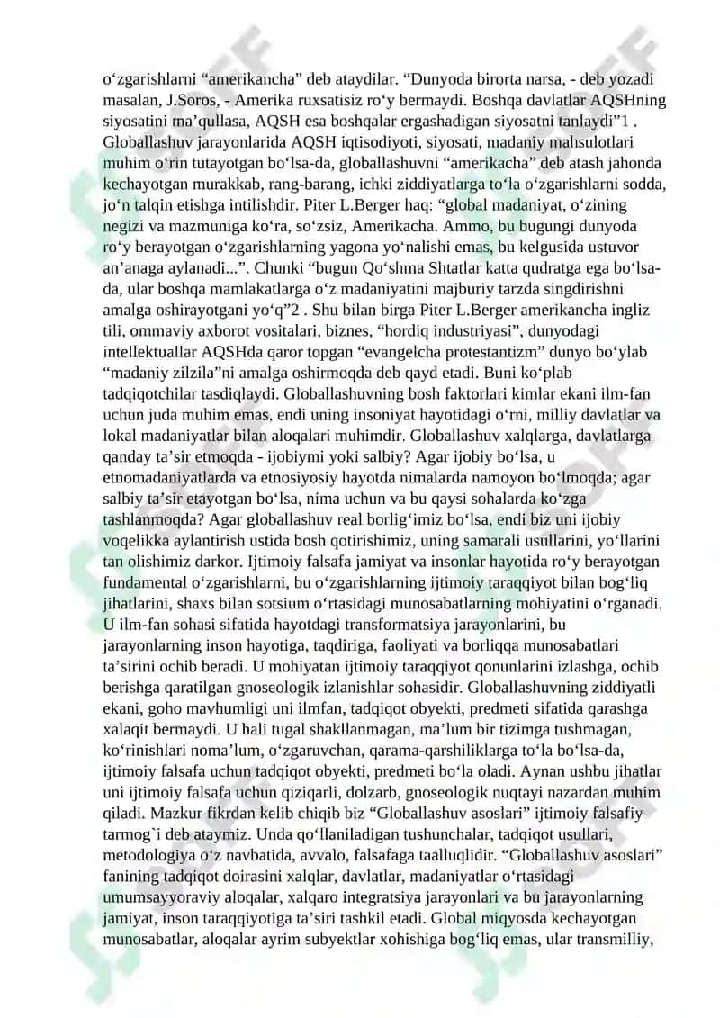 Globallashuvning asoslari 4