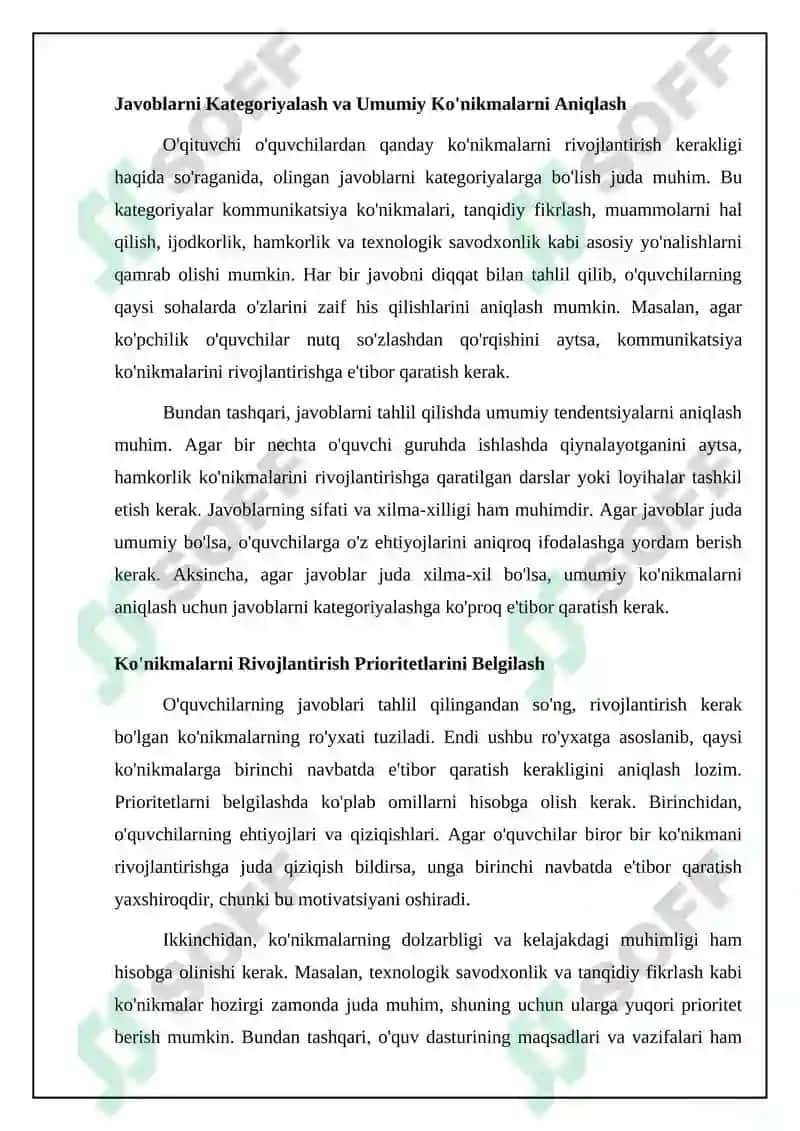 O'quvchilarning Konikmasi 4