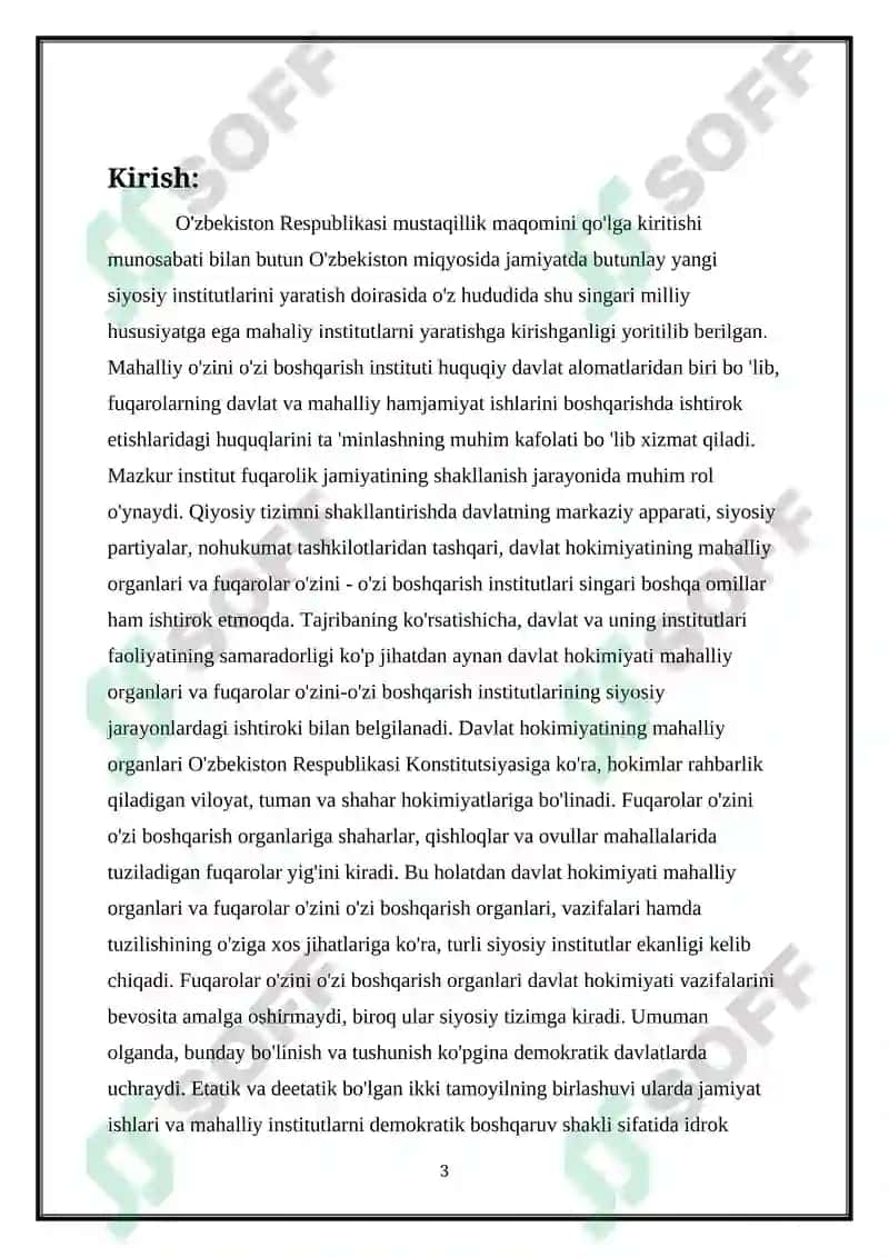 Mahalla institutlarini tashkil etish asoslari va uni samarali faoliyatiga taʼsir etuvchi omillar 4