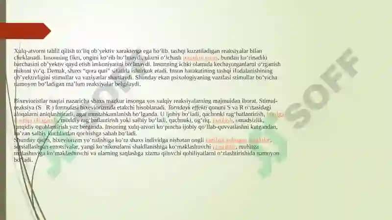 Psixologiyada shaxsni o'rganishning nazariyasi 4