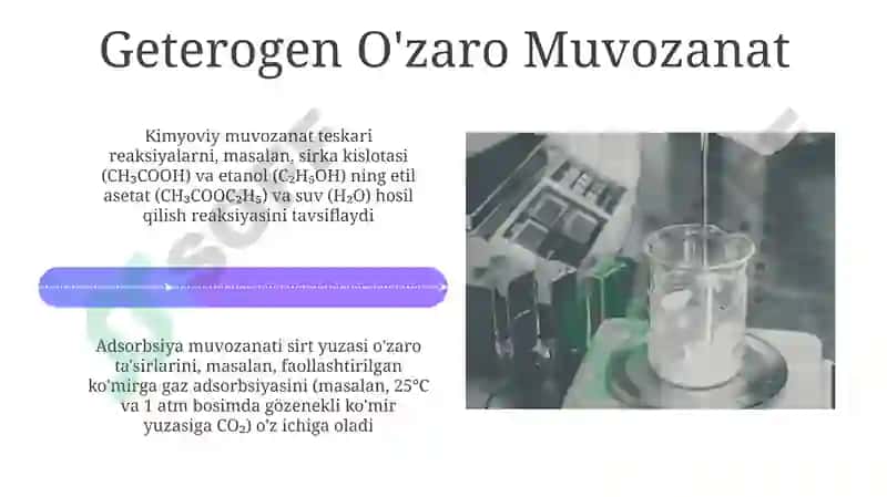 Kimyoviy muvozanatlar 4