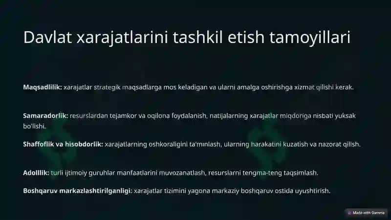 Davlat budjeti xarajatlari tizimi 4
